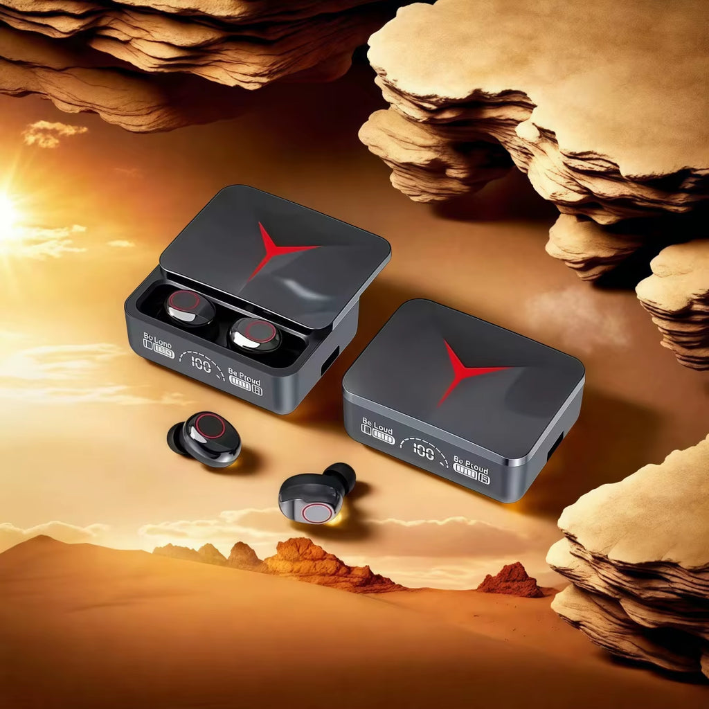 M90 Wireless Headphones TWS Bluetooth Earphones Touch Control Sport Earbuds Hifi Stereo Gaming Headset with Mic for Smartphone